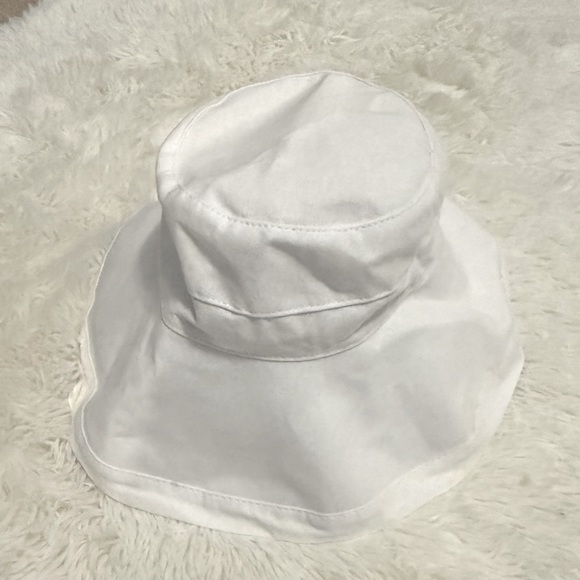 Scala White Wide Brim Sun Hat - Picture 2 of 4